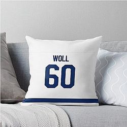 Toronto Maple Leafs Joseph Woll Phone Case Throw Pillow