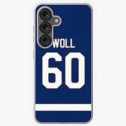 Toronto Maple Leafs Joseph Woll Home Jersey Case for Samsung Galaxy