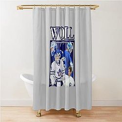 Joseph Woll retro design Shower Curtain