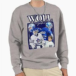 Joseph Woll Retro Design Pullover Sweatshirt