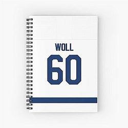 Toronto Maple Leafs Joseph Woll Away Jersey Phone Case Spiral Notebook