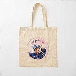 The Chappell Collection Joseph Woll Pink Goalie Club Sticker Cotton Tote Bag