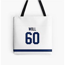 Toronto Maple Leafs Joseph Woll Jersey Back Phone Case Tote Bag
