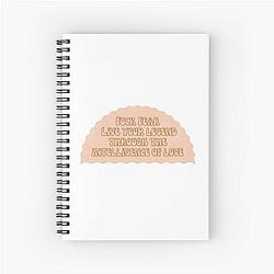Josh Kiszka Quote Spiral Notebook