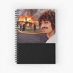 Josh Kiszka Fire Spiral Notebook