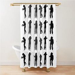 Josh Kiszka Silhouettes 2021 Shower Curtain