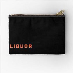 Jpegmafia Offline Liquor Aesthetic Hip-Hop Black Zipper Pouch