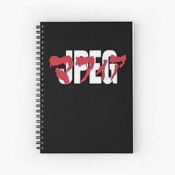 Jpegmafia Merch Jpegmafia Logo Blood Tshirt for Men Women Hoodie Long Sleeve Sweatshirt, Gift for Birthday Spiral Notebook