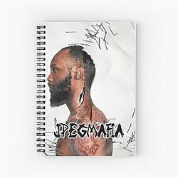 The Best of JPEGMAFIA Via 2 Spiral Notebook