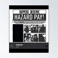 JPEGMAFIA Hazard Duty Pay Poster