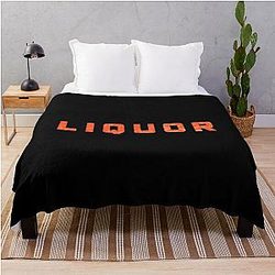 JPEGMAFIA Offline Liquor Aesthetic Hip Hop Black Throw Blanket