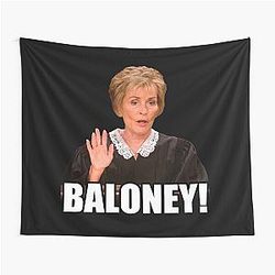 Judge Judy Baloney Tapestry