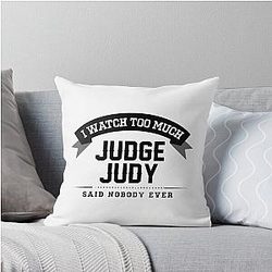Judge Judy Throw Pillow