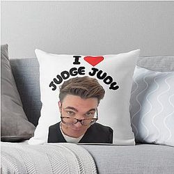 I Love Judge Judy Throw Pillow