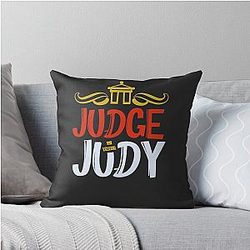 Judge Judy Only Judy Can Judge Me Throw Pillow