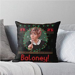Judge Judy Ugly Christmas Sweater Beautify Throw Pillow