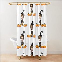 Judge Judy Does Halloween Shower Curtain
