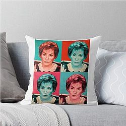 Judge Judy Pop Art Throw Pillow