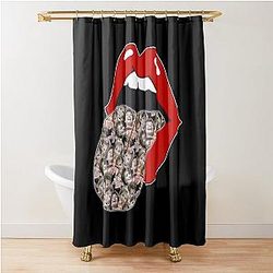Judge Judy Red Lips Shower Curtain