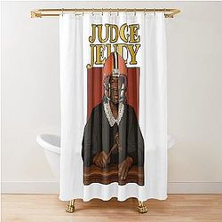 Judge Judy Jerry Cleveland Browns Shower Curtain