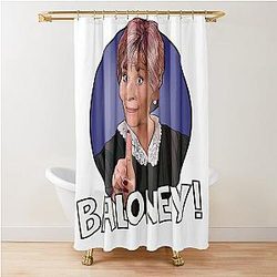 Judge Judy Baloney Shelter Curtain