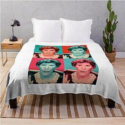 Judge Judy Pop Art Throw Blanket