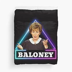 Judge Judy Baloney Duvet Cover