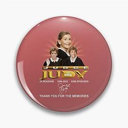 26 years 1996-2022 Judge Judy thank you the memories signatures Pin