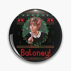 Judge Judy Ugly Christmas Sweater Judge Judy Baloney Pin