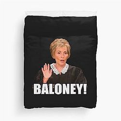 Judge Judy Baloney Duvet Cover