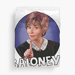 Judge Judy Baloney Duvet Cover