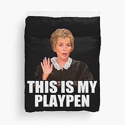 Judge Judy - My Playpen Duvet Cover