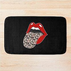 Judge Judy Red Lips Bath Mat