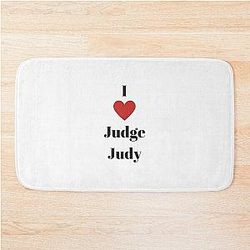 I Love Judge Judy Bath Mat