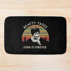 Beauty Fades Forever Judge Coffee Bath Mat
