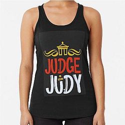 Judge Judy: Only One Can Judge Me Racerback Tank Top
