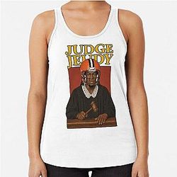 Judge Judy Jerry Jeudy Cleveland Browns Racerback Tank Top