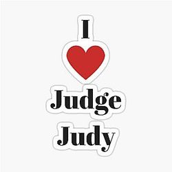 I Love Judge Judy Sticker