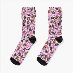 Pink Judge Judy Socks