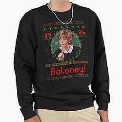 Judge Judy Ugly Christmas Sweater Baloney Pullover Sweatshirt