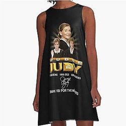 26 years Judge Judy thank you signatures A-Line Dress
