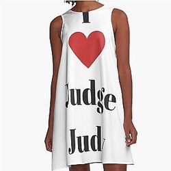 I Love Judge Judy A Line Dress