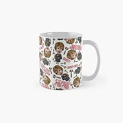 White Judge Judy Print Classic Mug