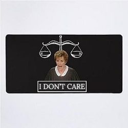 Judge Judy's Desk Mat