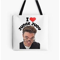 I Love Judge Judy All Over Print Tote Bag