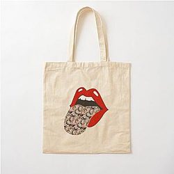 Judge Judy Red Lips Cotton Tote Bag