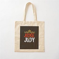 Judge Judy Only Judy Can Judge Me Cotton Tote Bag