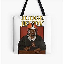 Judge Judy Jerry Jeudy Cleveland Browns All Over Print Tote Bag
