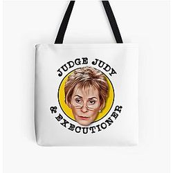 Judge Judy and Executioner All Over Tote Bag