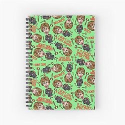 Green Judge Judy Spiral Notebook